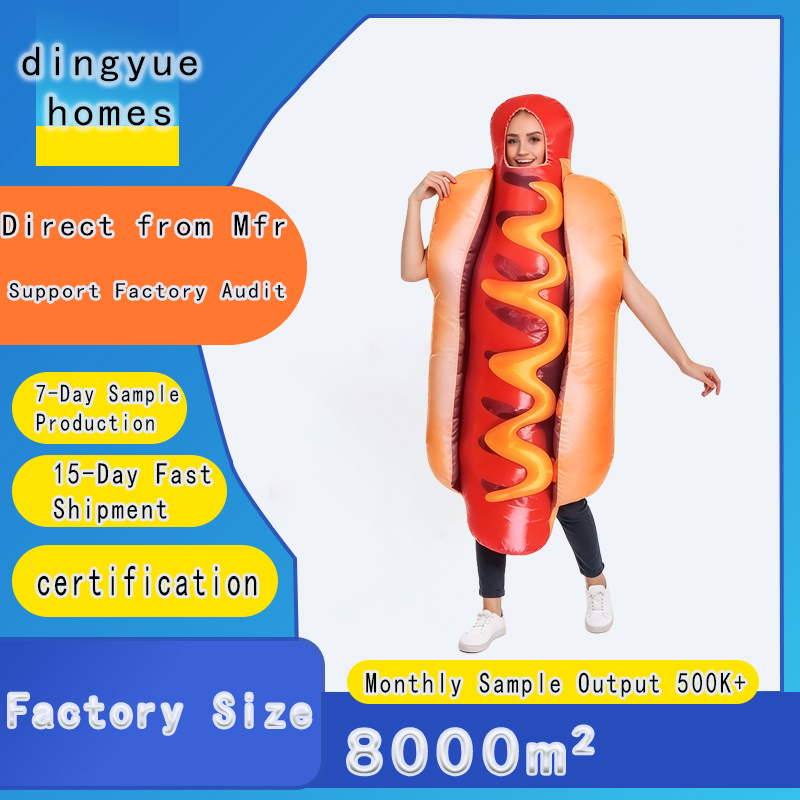 Halloween Costume Adult - زي هوت دوج للبالغين، زي تنكري