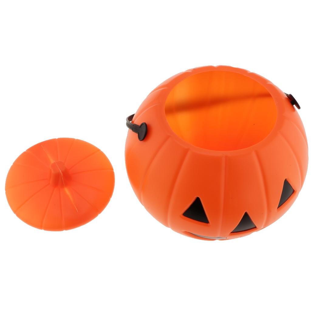 دلو حلوى الهالوين على شكل يقطي - مراجعة Pumpkin Lantern Halloween وسعره