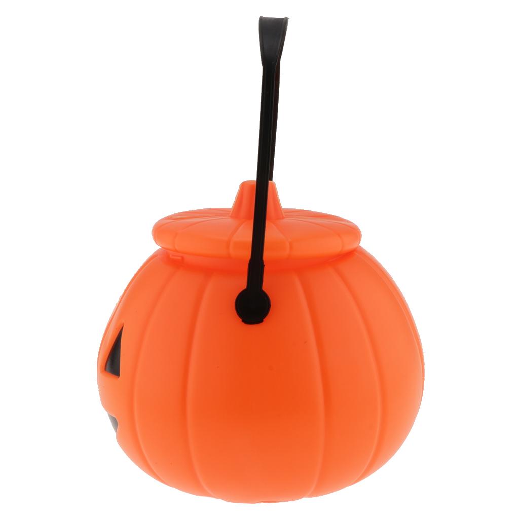 دلو حلوى الهالوين على شكل يقطي - مراجعة Pumpkin Lantern Halloween وسعره