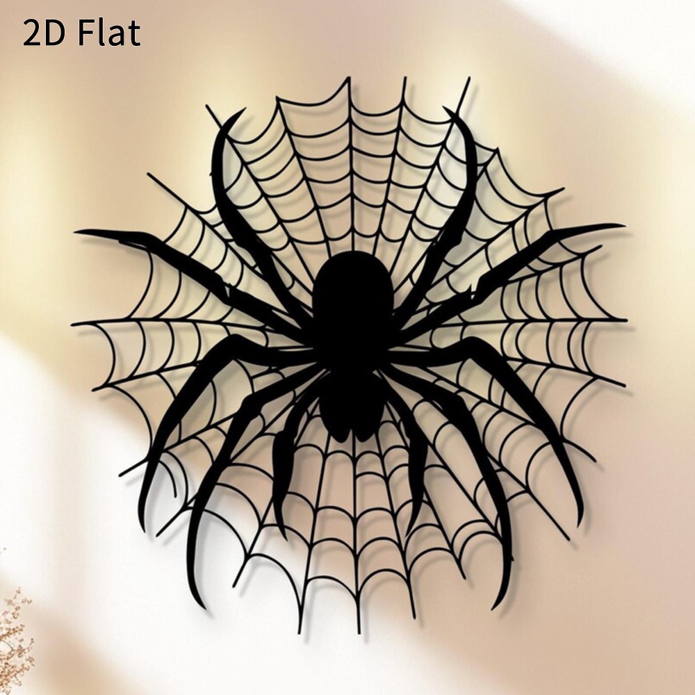 هيلويونغ: لوحة فنية جدارية على - مراجعة Spider Web Halloween Decoration وسعره