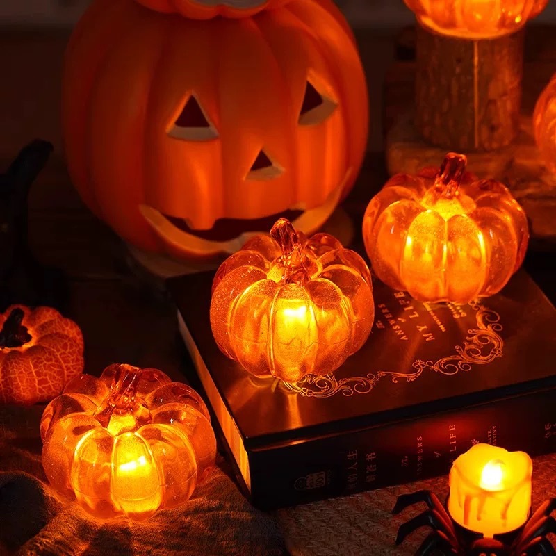 زينة جديدة للهالوين، أضواء على - مراجعة Halloween Pumpkin Decor Led وسعره