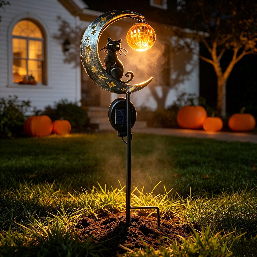 مصباح حديقة خارجي على شكل قمر  - مراجعة Pumpkin Lantern Halloween وسعره