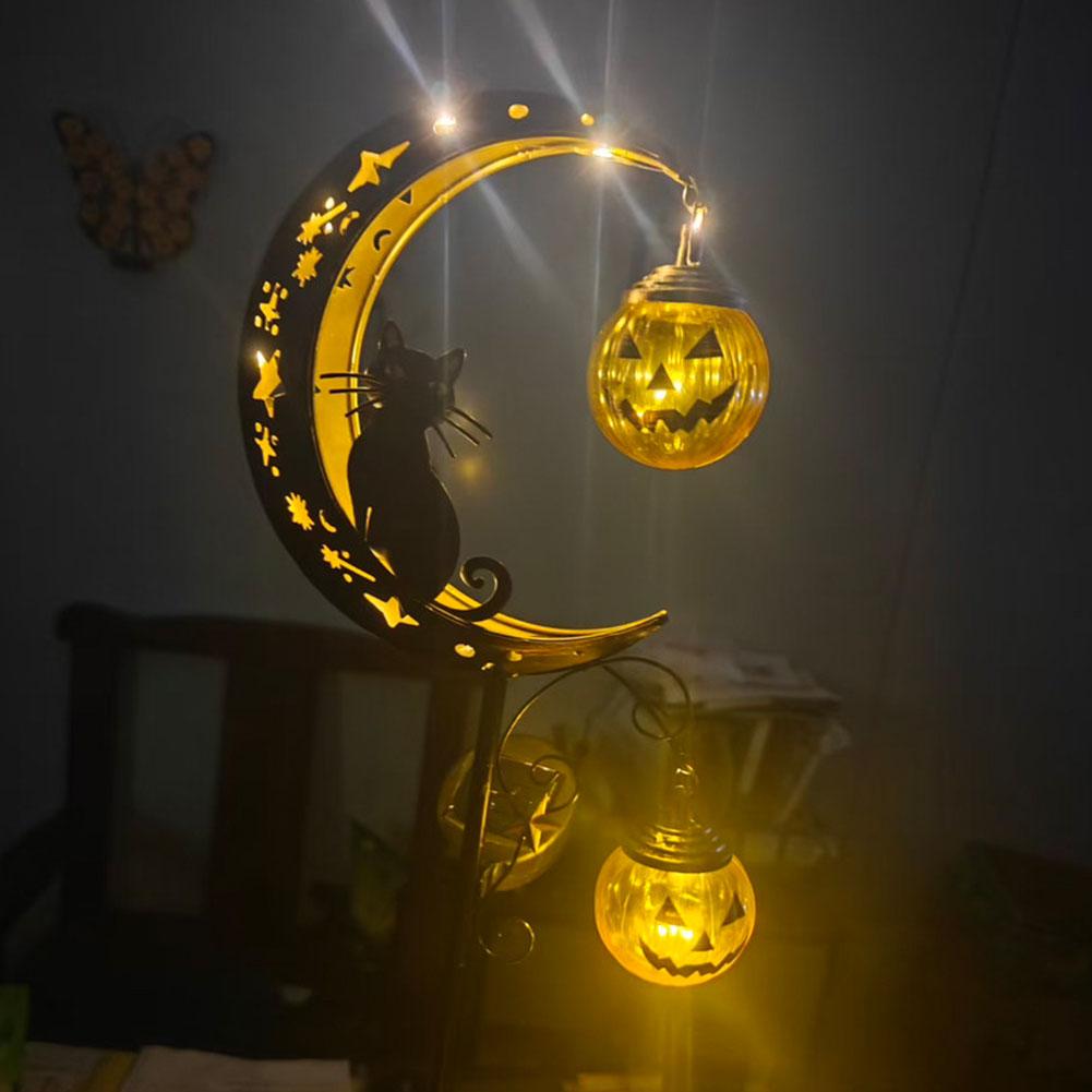 مصباح حديقة خارجي على شكل قمر  - مراجعة Pumpkin Lantern Halloween وسعره