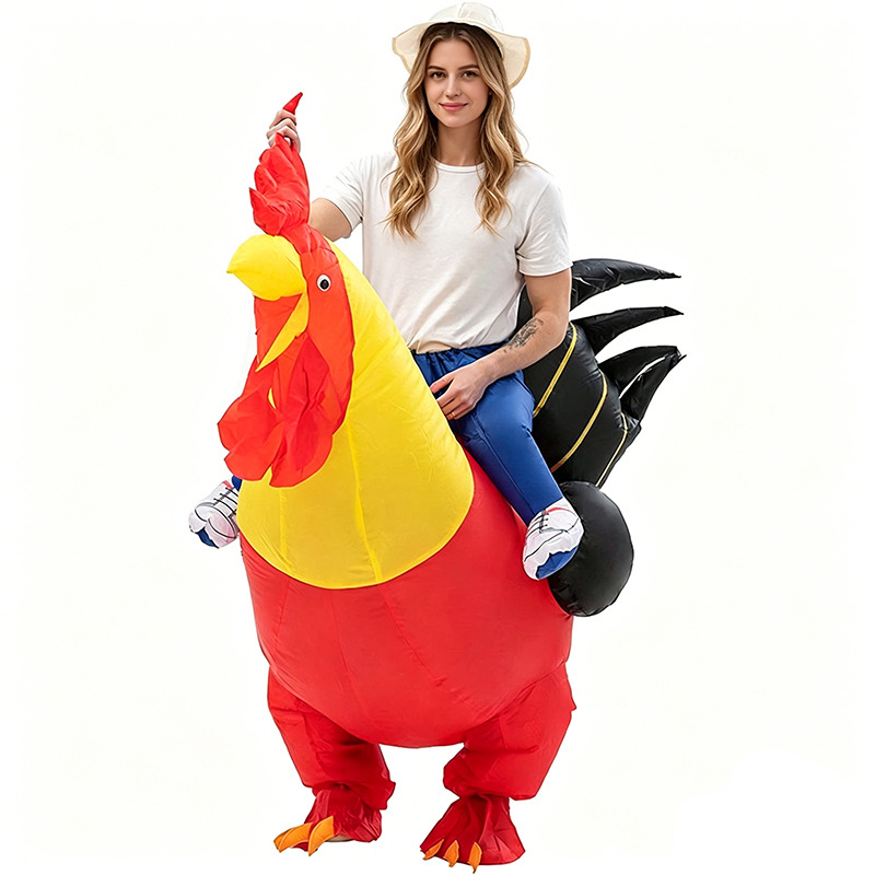 أزياء دجاجة مضحكة قابلة للنفخ  - مراجعة Halloween Costume Adult وسعره