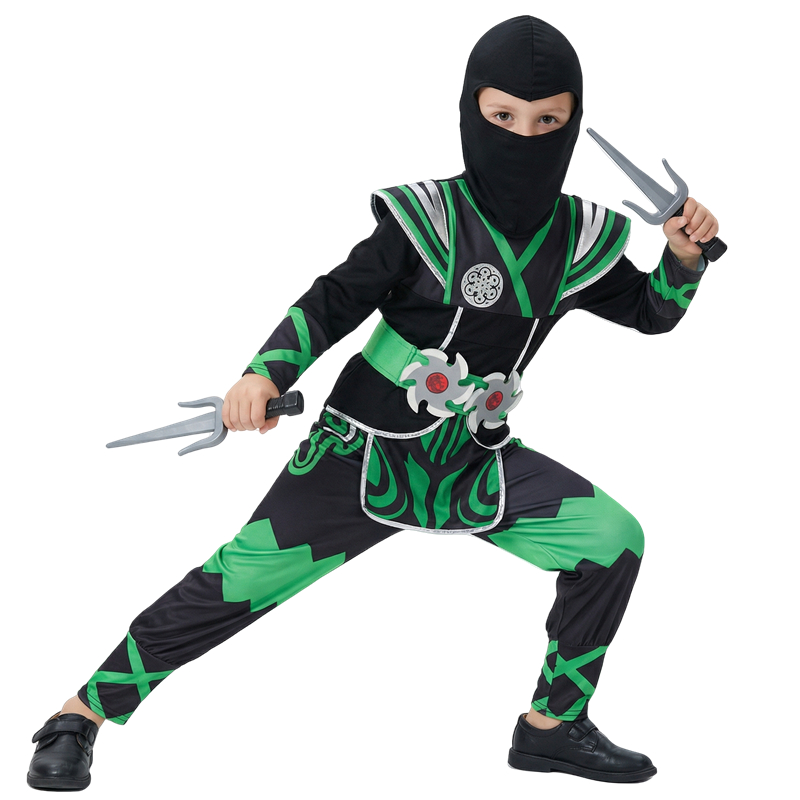 زي النينجا الأخضر للأطفال مع م - مراجعة Halloween Costume Kids وسعره