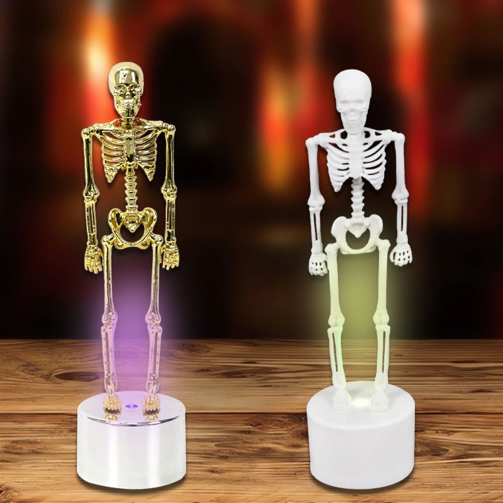زينة مكتبية، مصابيح هيكل عظمي  - مراجعة Halloween Skeleton Decoration وسعره