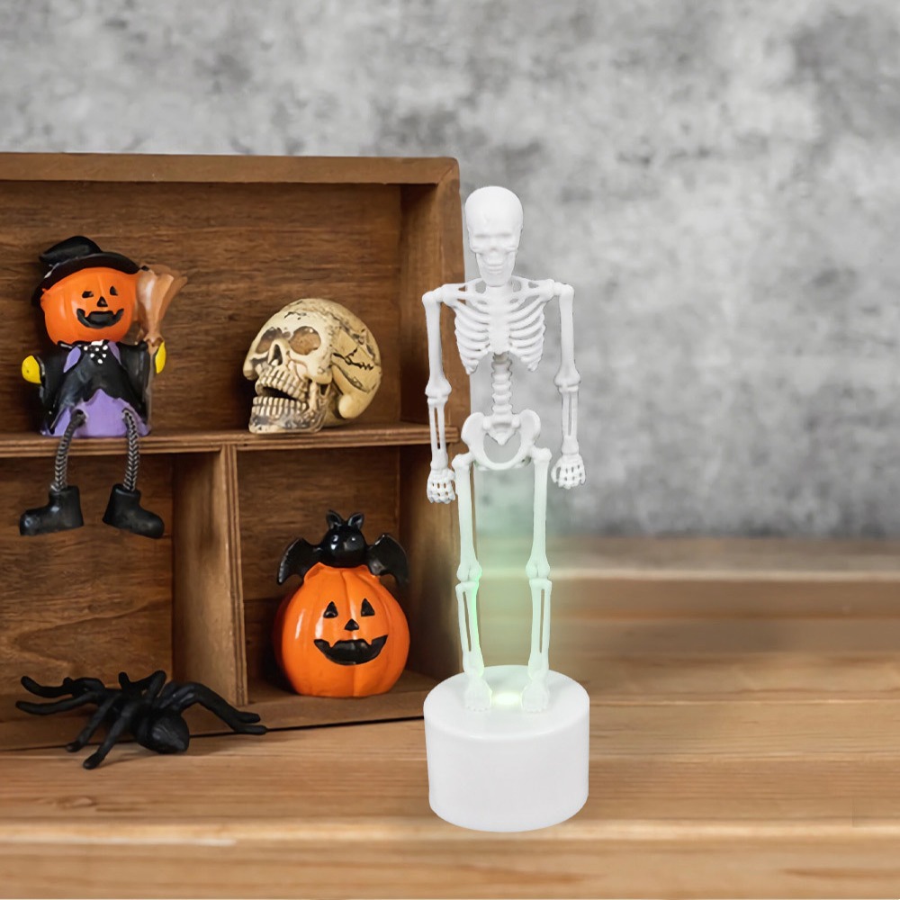 زينة مكتبية، مصابيح هيكل عظمي  - مراجعة Halloween Skeleton Decoration وسعره