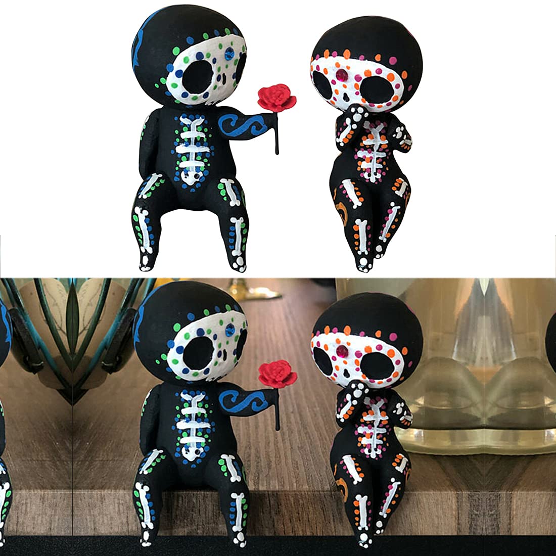 عيد الحب ديكور السكر الجمجمة ز - مراجعة Halloween Skeleton Decoration وسعره